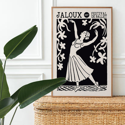 Jaloux Vintage Ballet Poster
