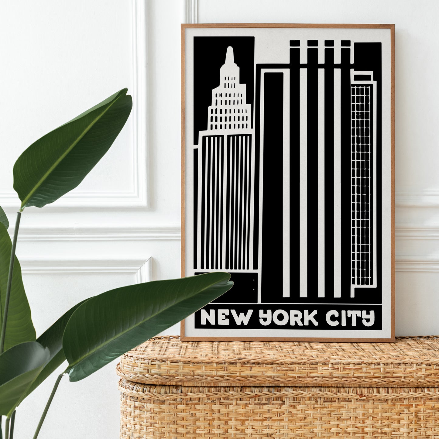 NYC Vintage Architecture Poster