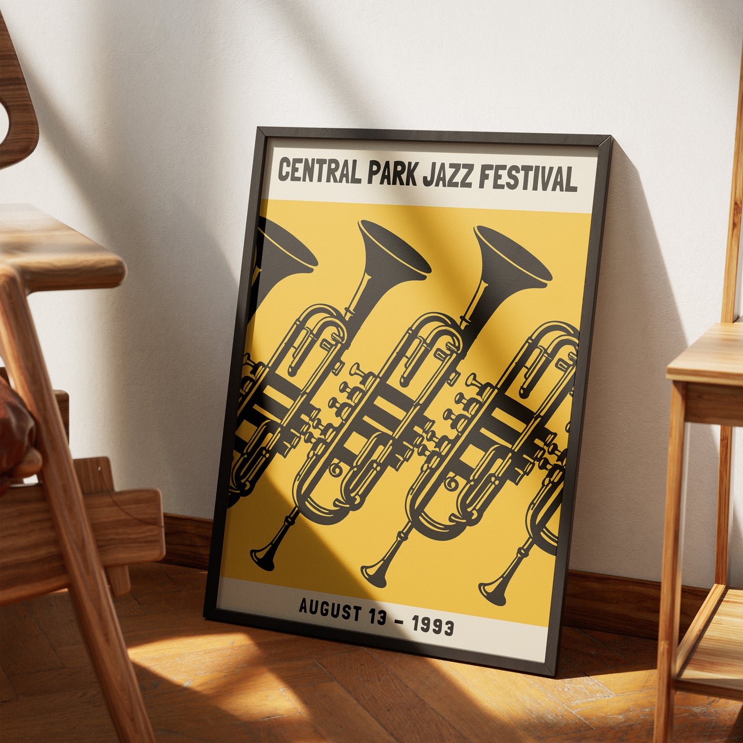 Central Park Jazz Festival Vintage Poster