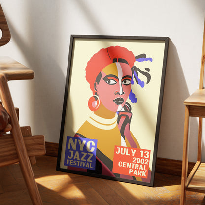 NYC Jazz Festival 2002 Retro Poster