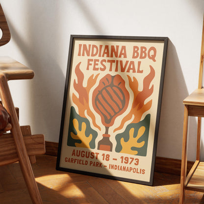 Indiana BBQ Festival Poster