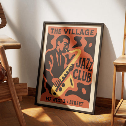 Village Jazz Club Poster