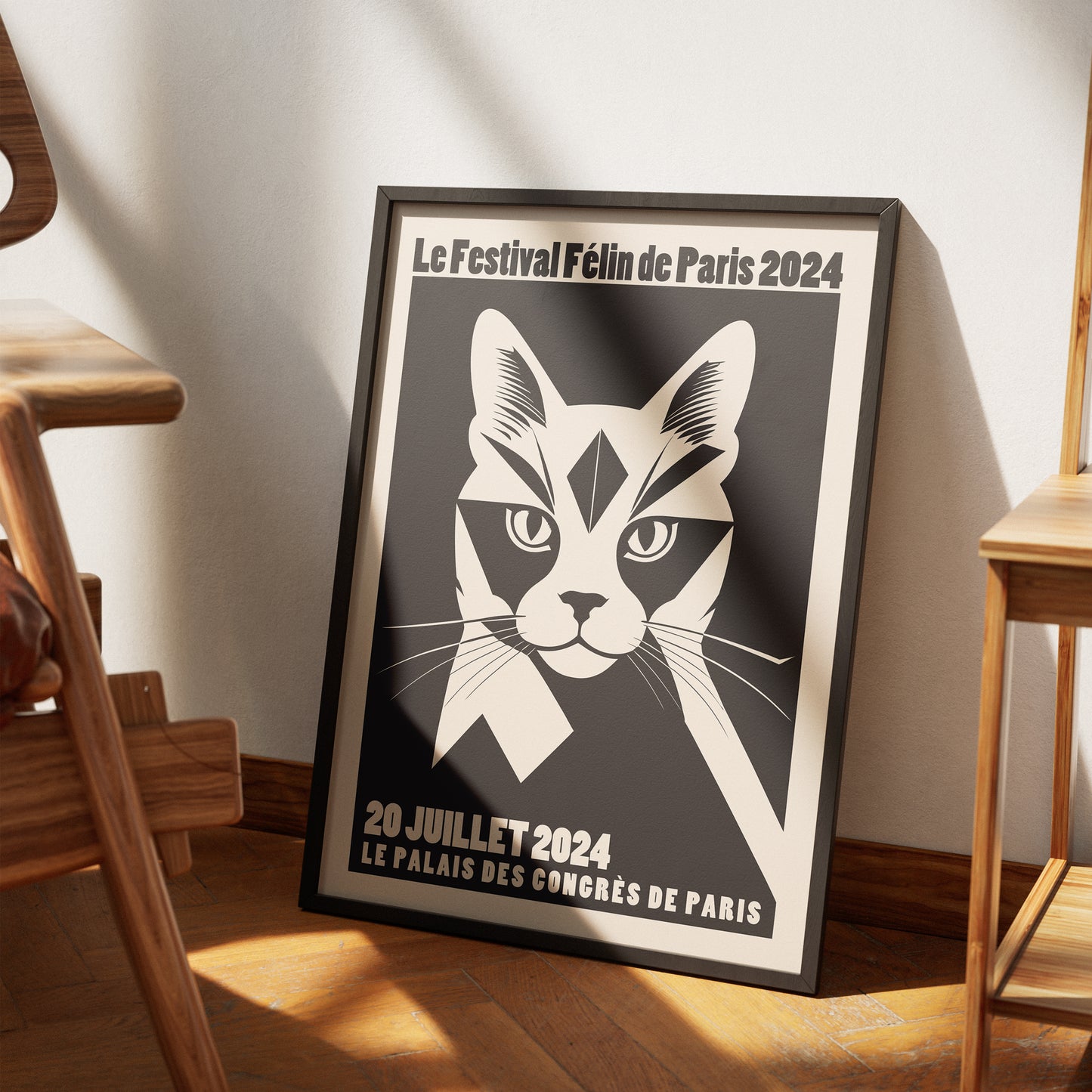 French Cat Exhibition 2024 Poster