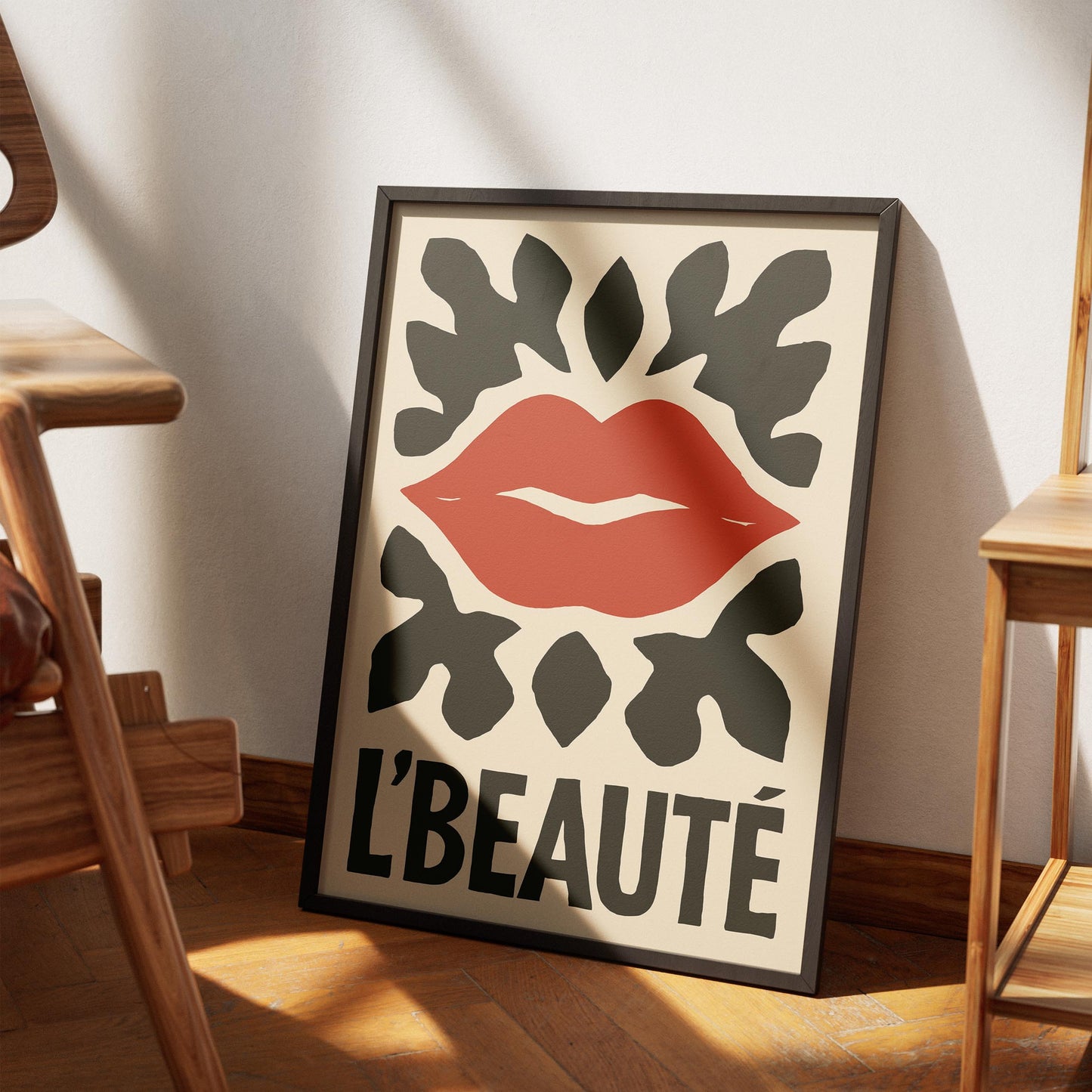 L Beaute Lips Poster Print