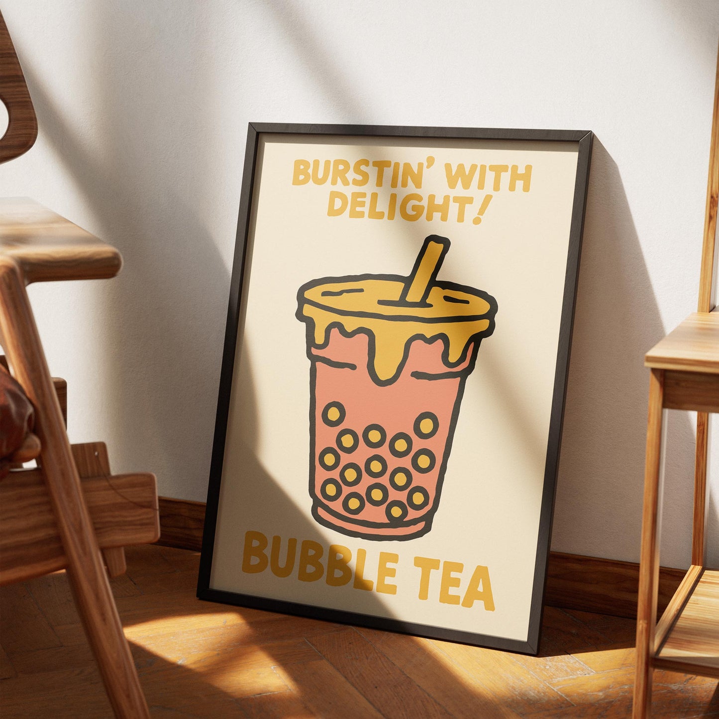 Bubble Tea Fun Poster