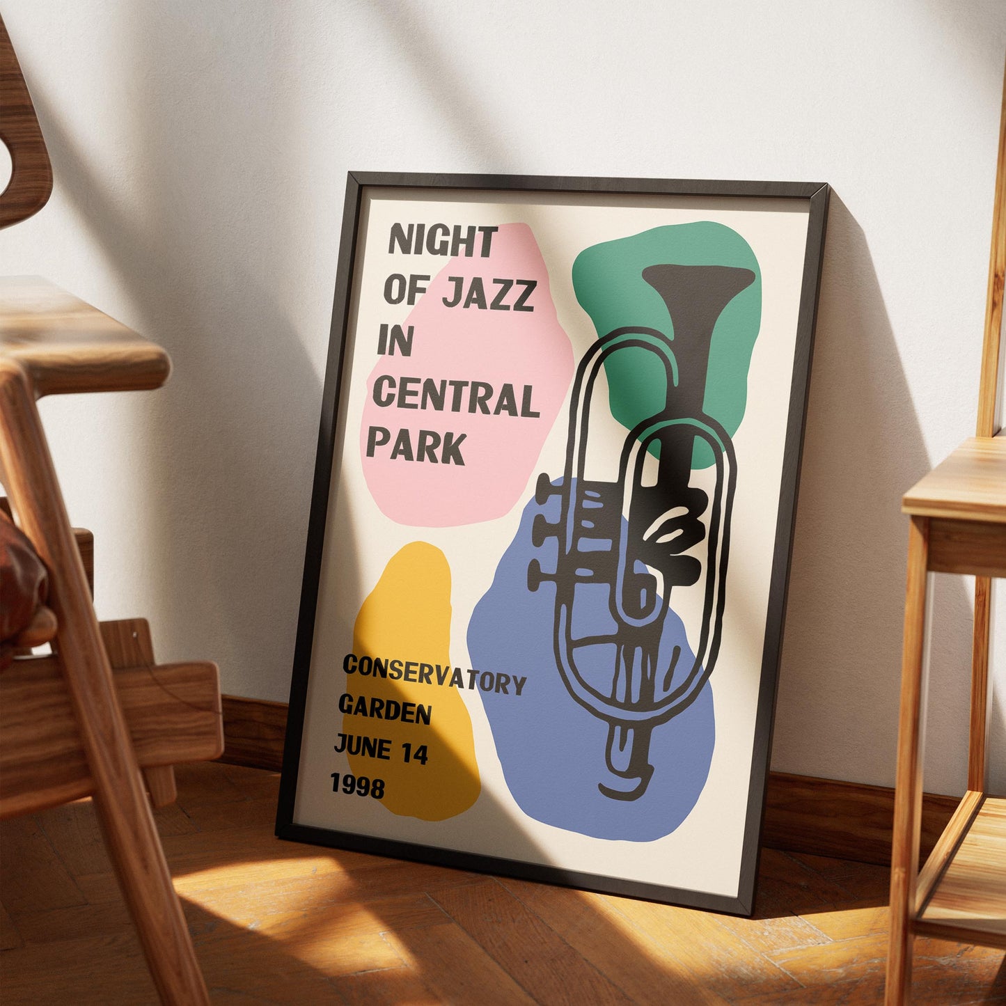 Central Park Jazz Night Poster