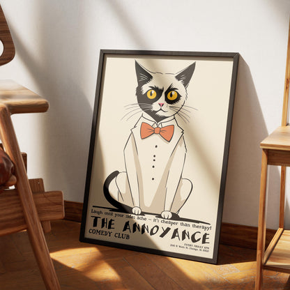 Fancy Cat Comedy Poster