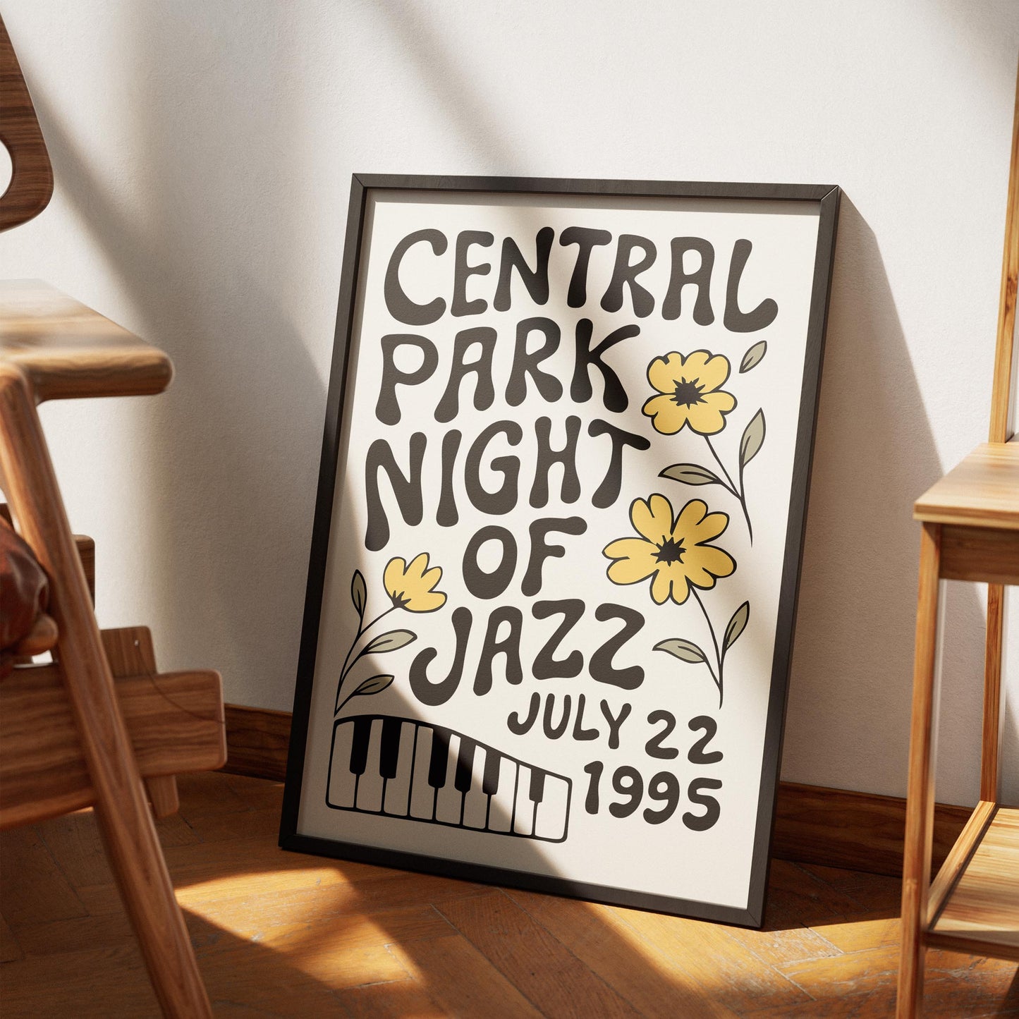 Central Park Jazz Poster