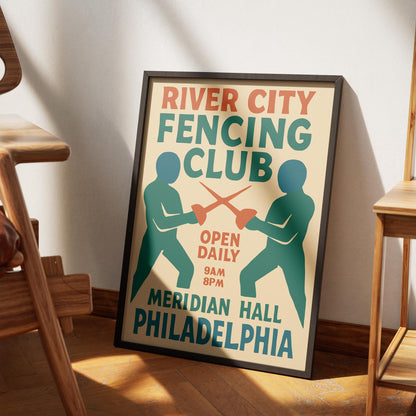 River City Fencing Poster