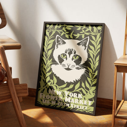 New York Flower Market Poster