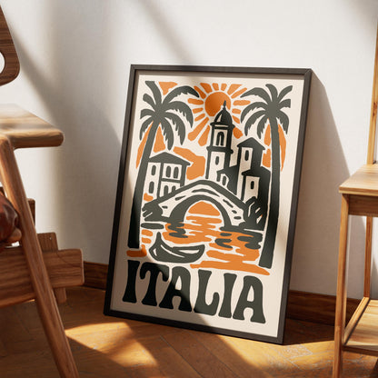 Italia Travel Poster Print