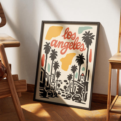 Los Angeles City Wall Art
