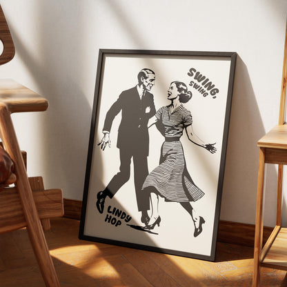 Lindy Hop Dance Poster