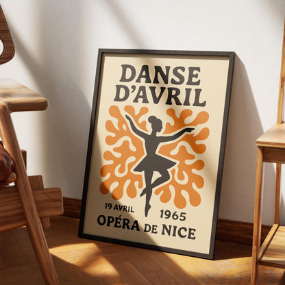 Danse Avril Ballet Poster
