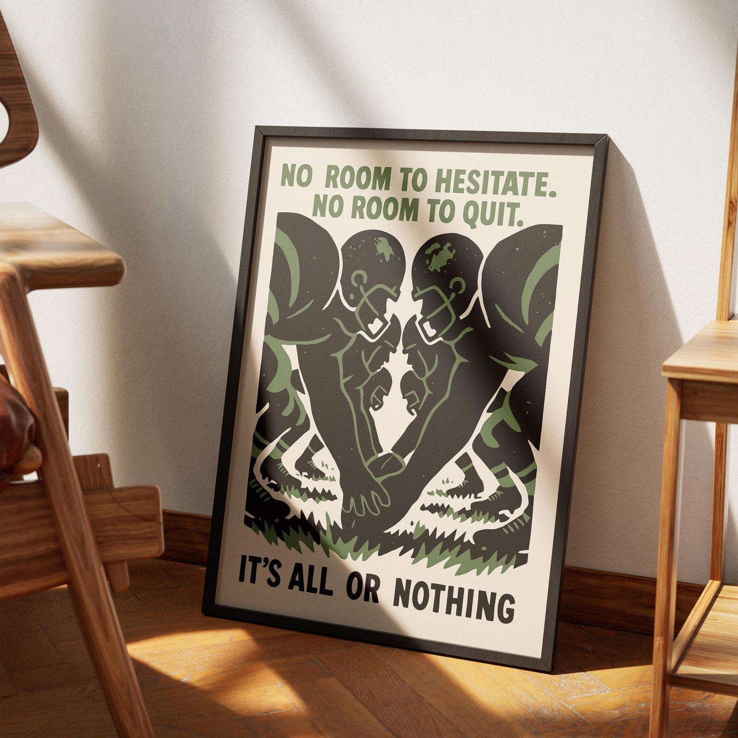 All Or Nothing Football Poster