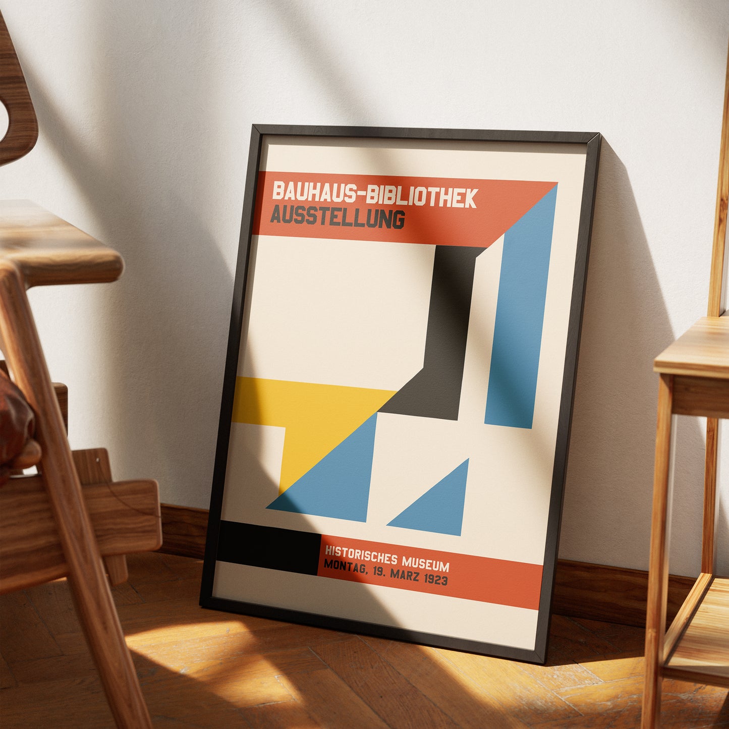 Bauhaus Exhibition 1923 Retro Poster