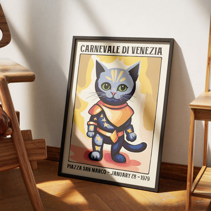 Carnevale De Venezia Vintage Poster