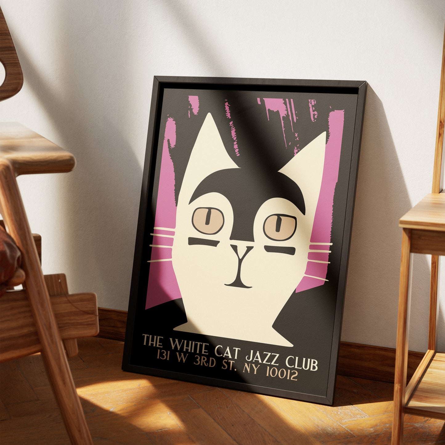 The White Cat Jazz Club Poster