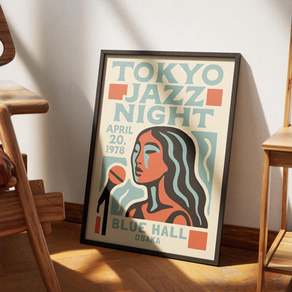 Tokyo Jazz Night Poster