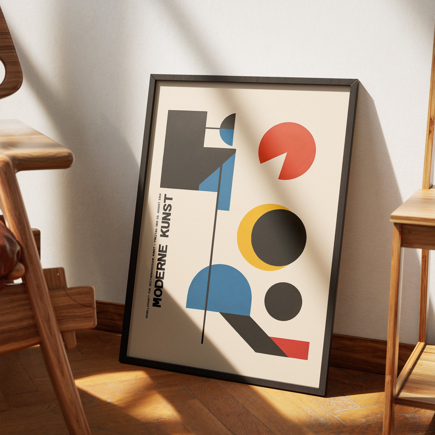 Moderne Kunst Exhibition Bauhaus Poster