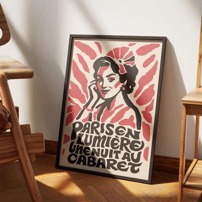 Paris Lumiere Cabaret Poster