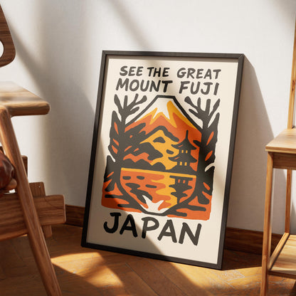 Mount Fuji Japan Poster Print