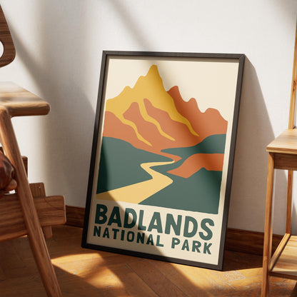 Badlands National Park Poster Print