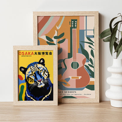 Osaka Exposition 1995 Leopard Poster