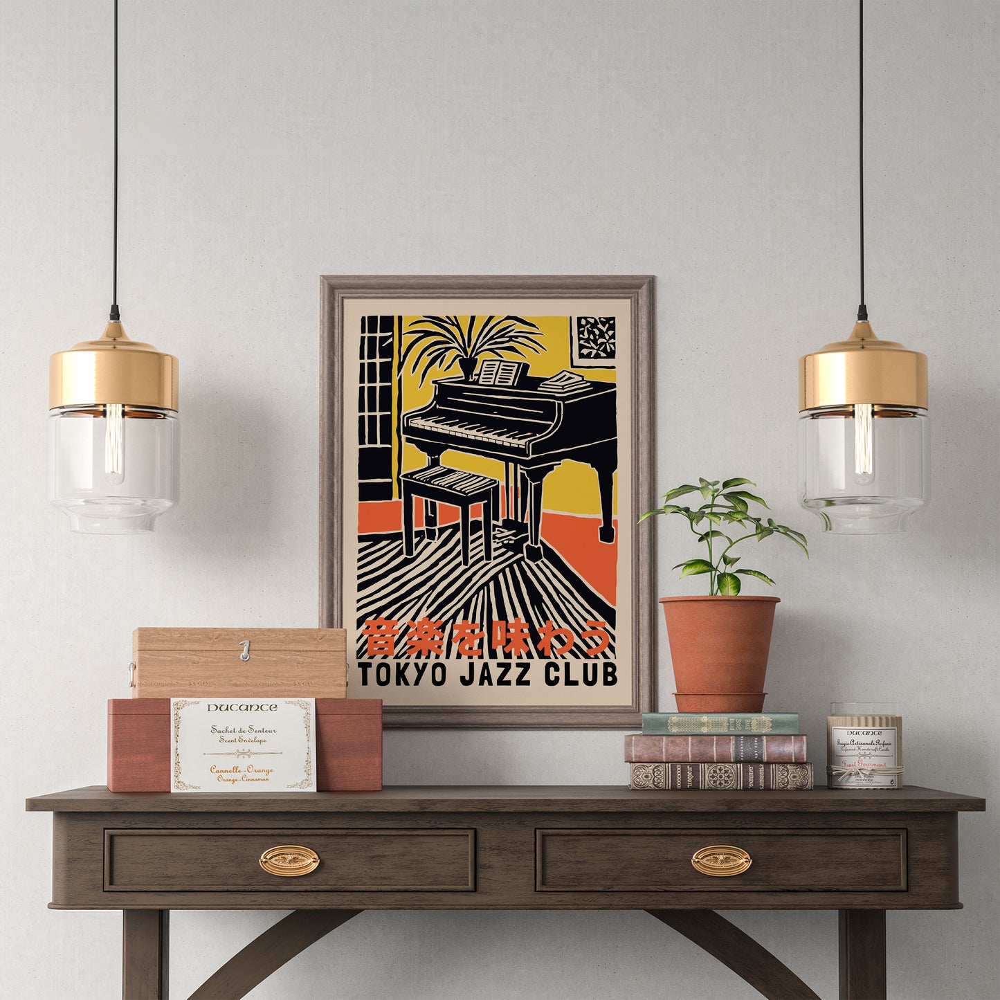 Tokyo Jazz Club Vintage Poster