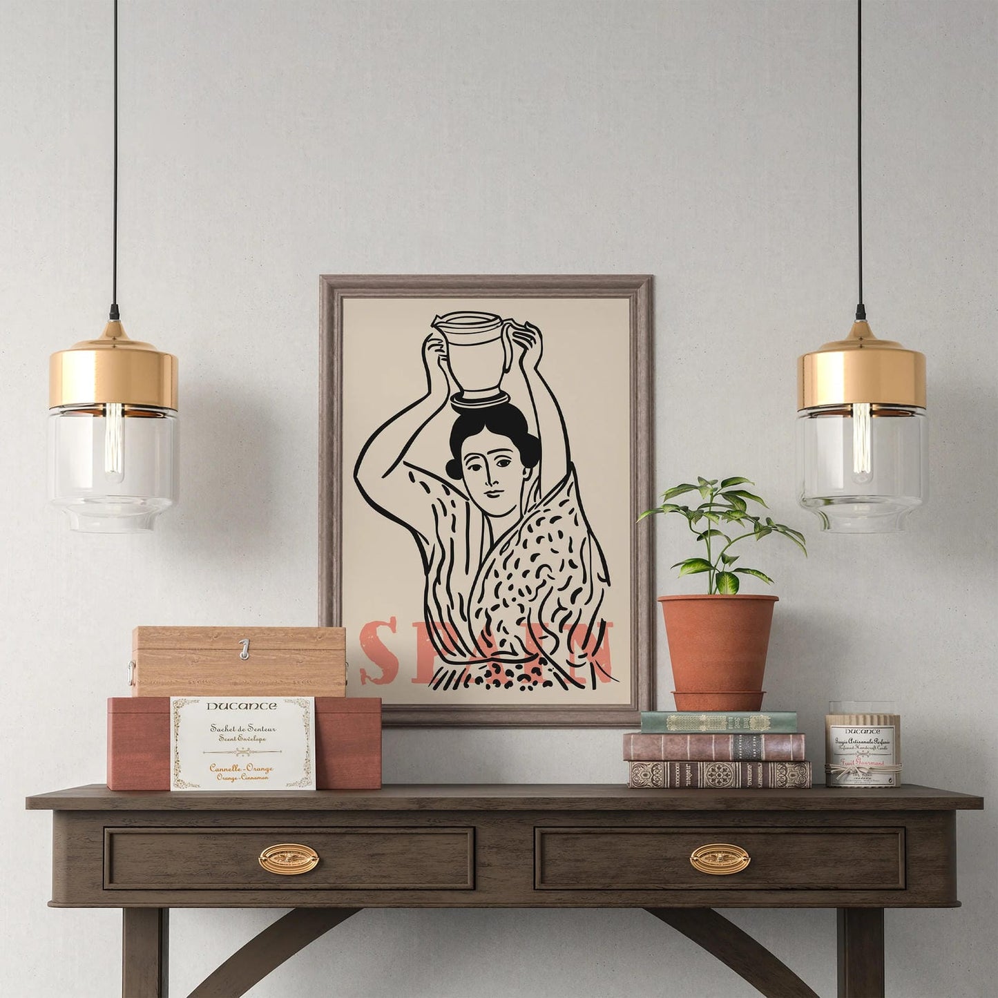Spain - Line Art Prints