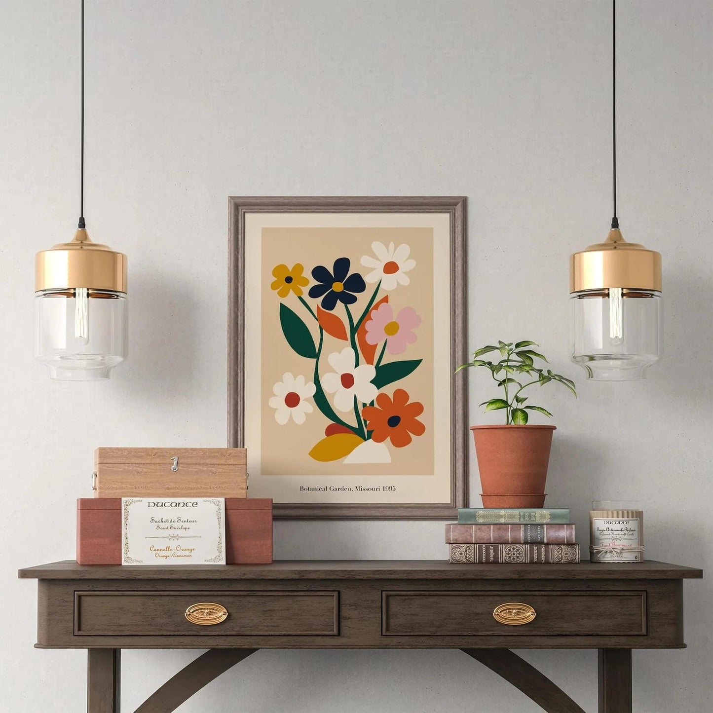 Botanical Garden, Missouri Neutral Home Decor Print