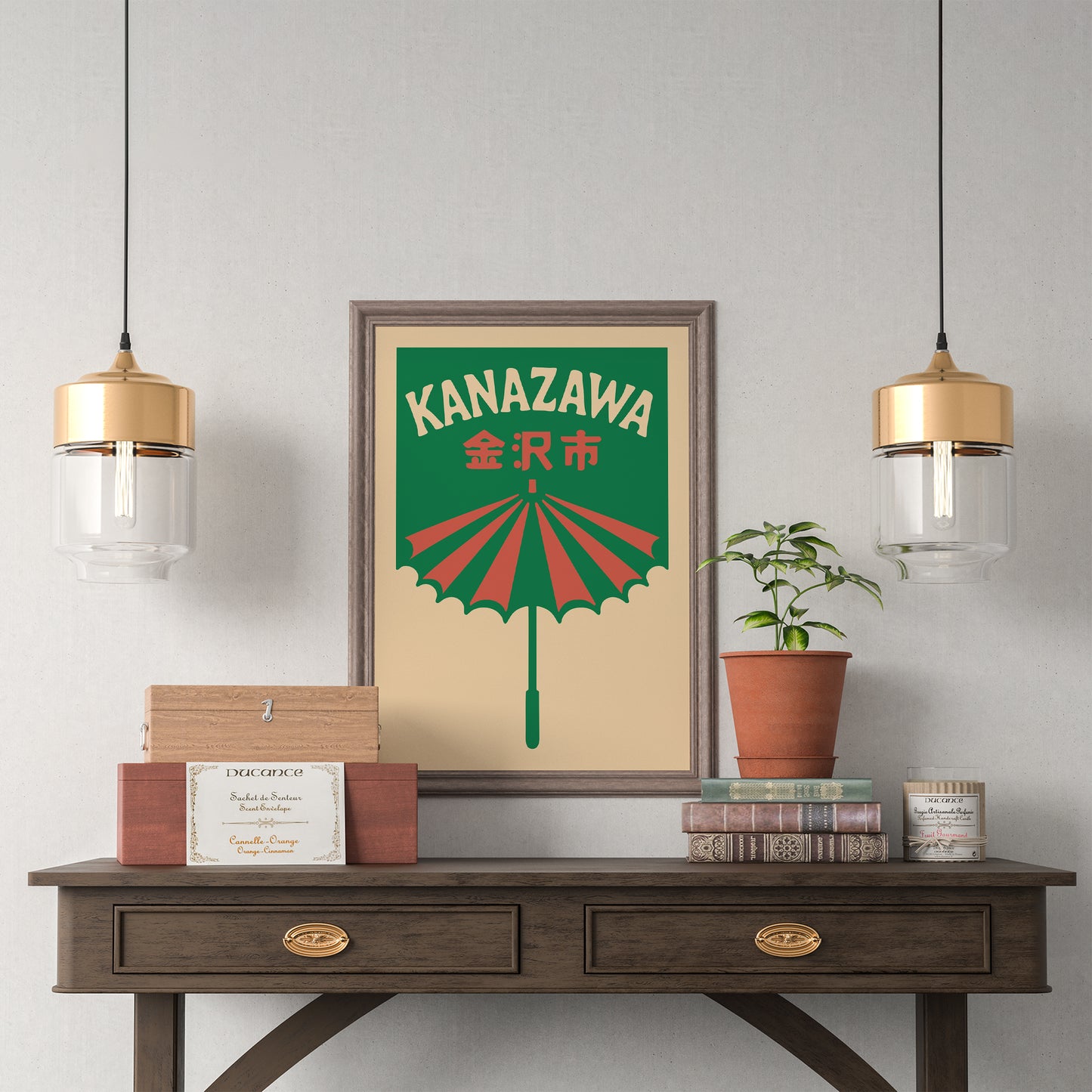 Kanazawa Japanese Travel Poster