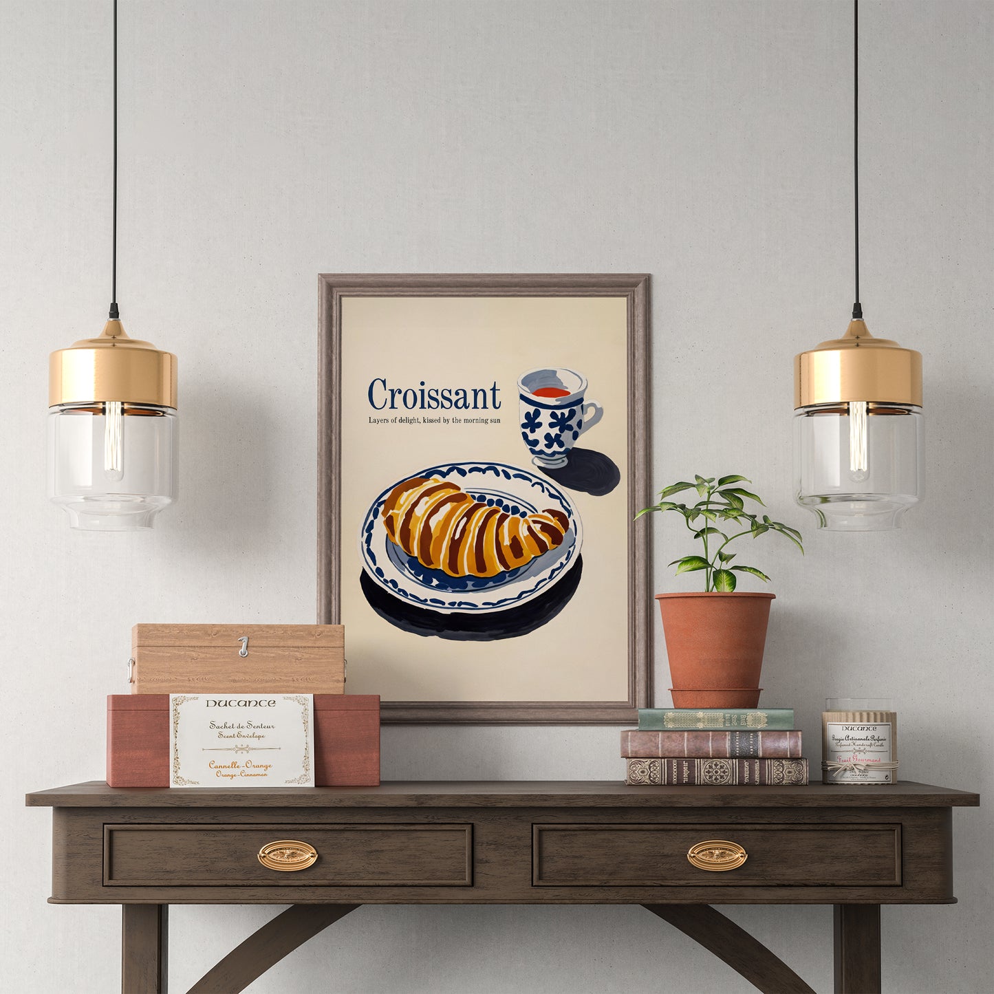 Croissant French Art Print