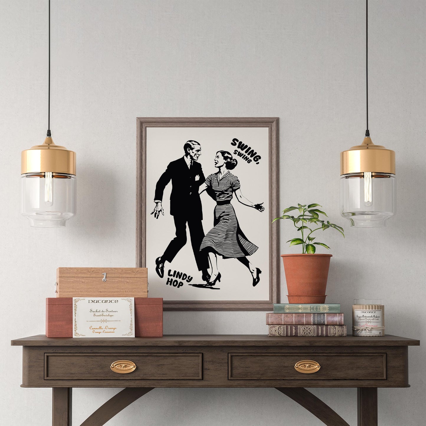 Lindy Hop Dance Poster