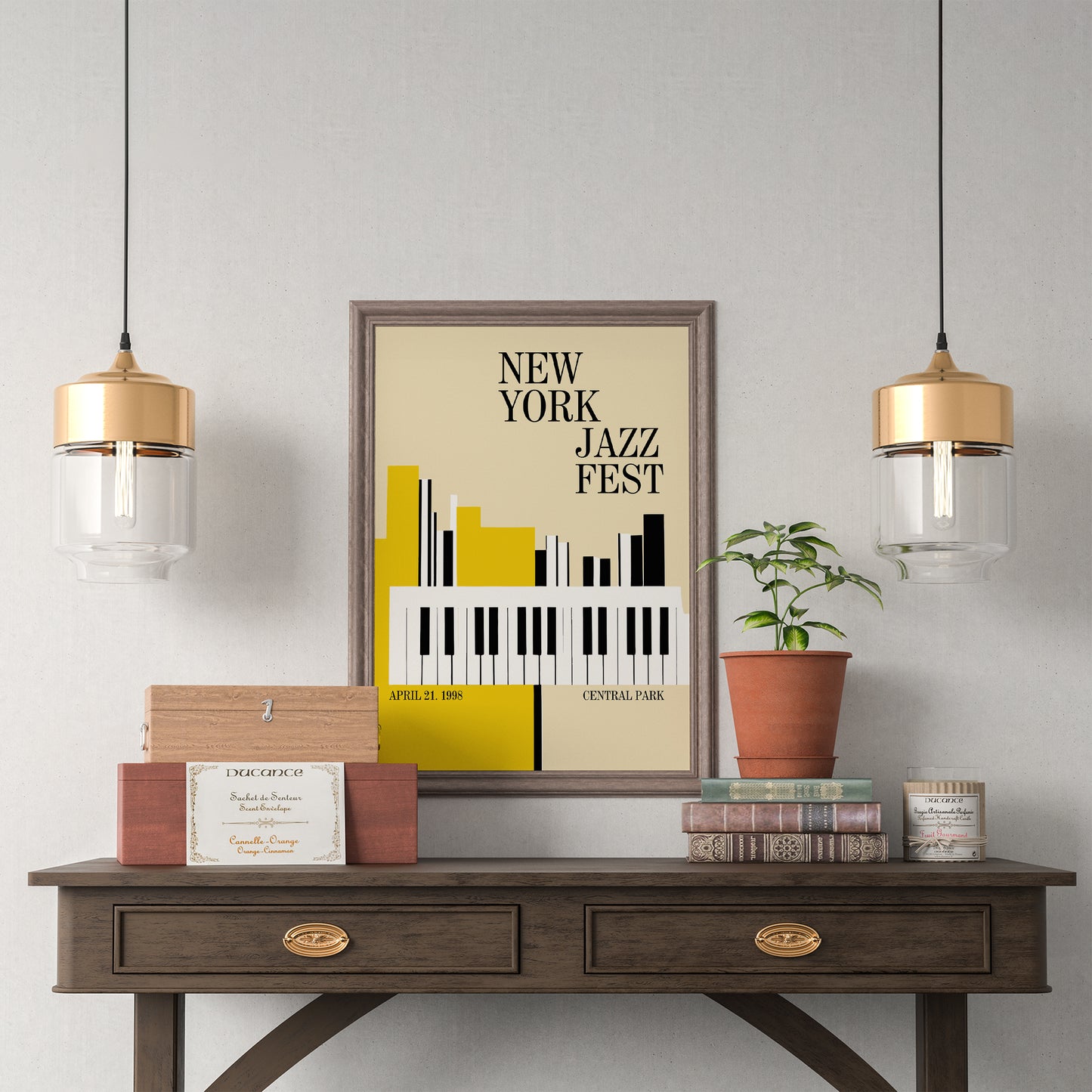 New York Jazz Fest 1998 Wall Art Poster