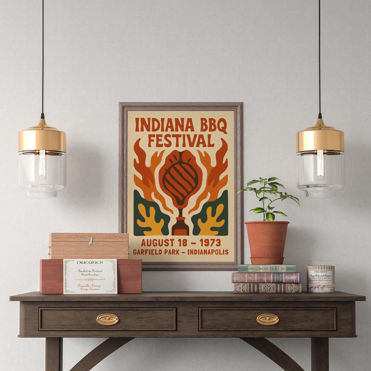 Indiana BBQ Festival Poster