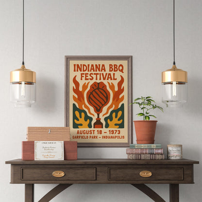 Indiana BBQ Festival Poster