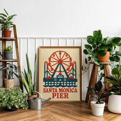 Santa Monica Pier Wall Art