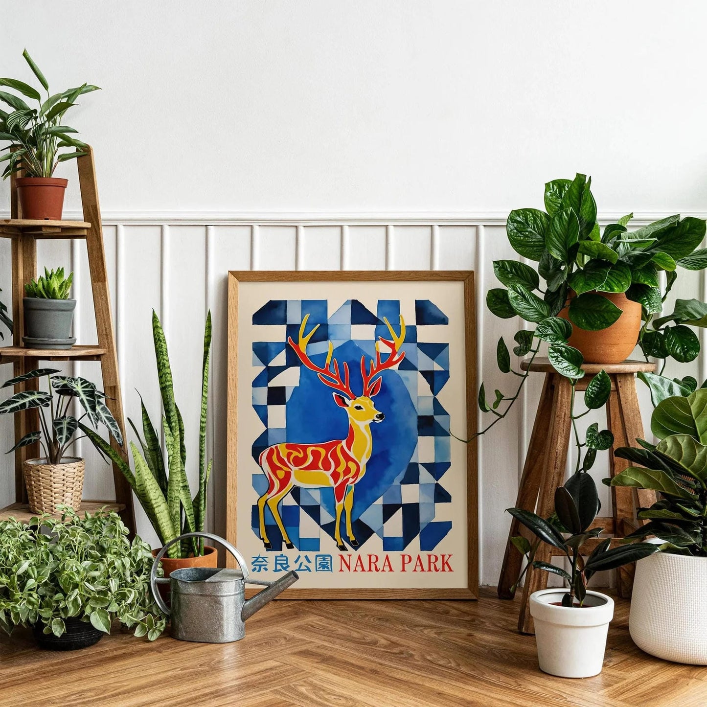 Nara Deer Park Japanese Art Print