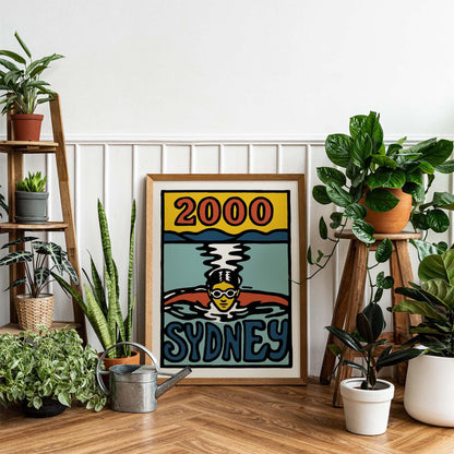 2000 Sydney Swimming Poster