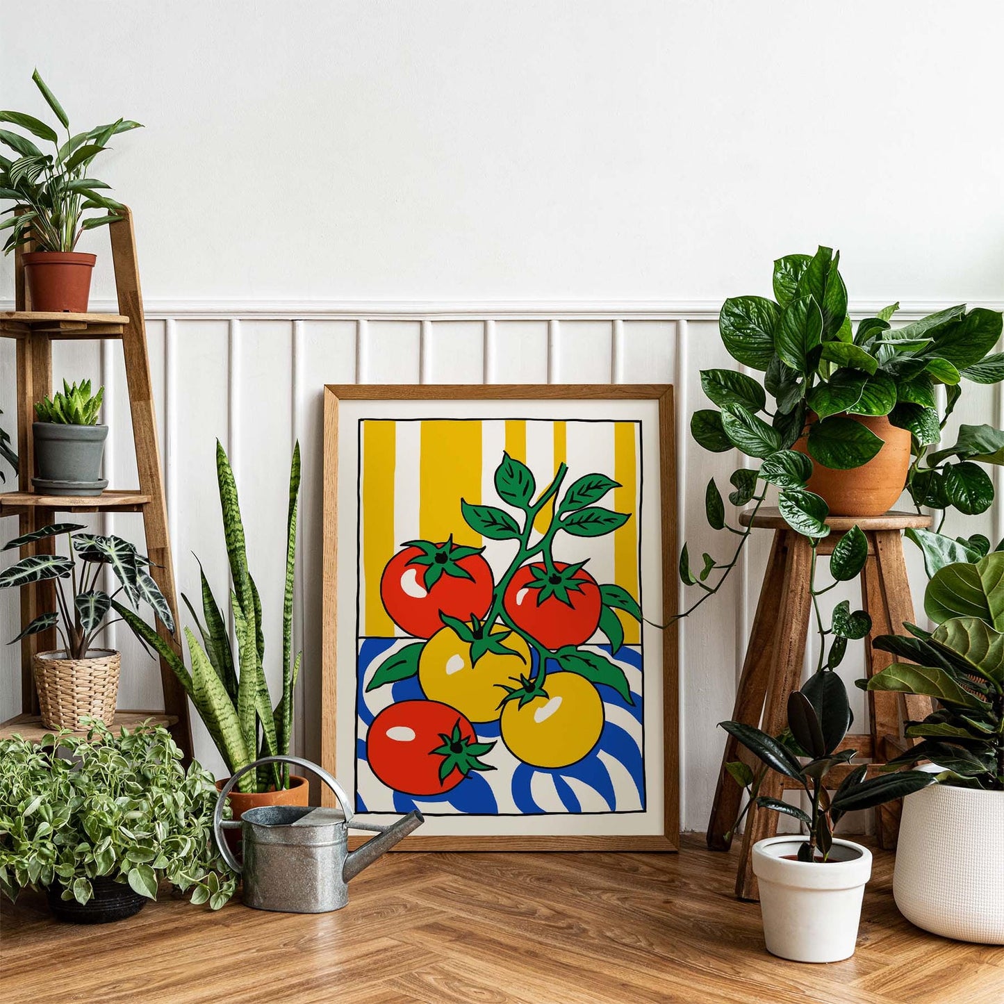 Pop Art Tomato Garden Print