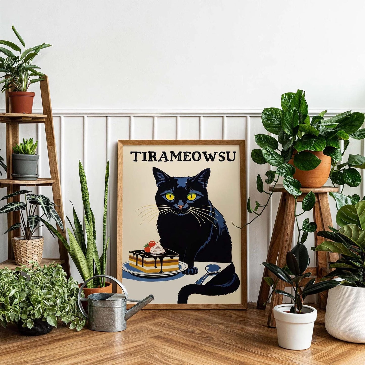 Tirameowsu Dessert Cat