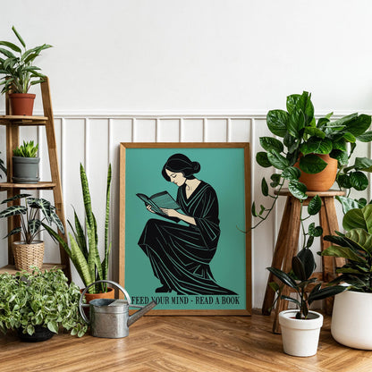 Feed Your Mind – Literary Art Print