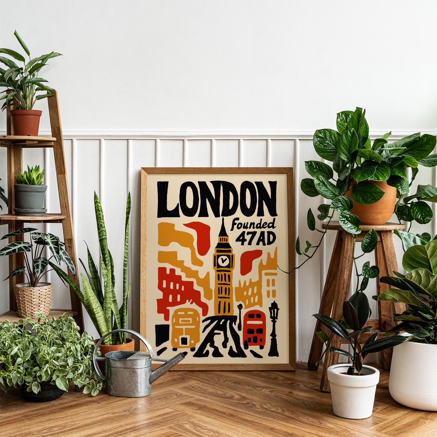 London Founded 47AD Poster
