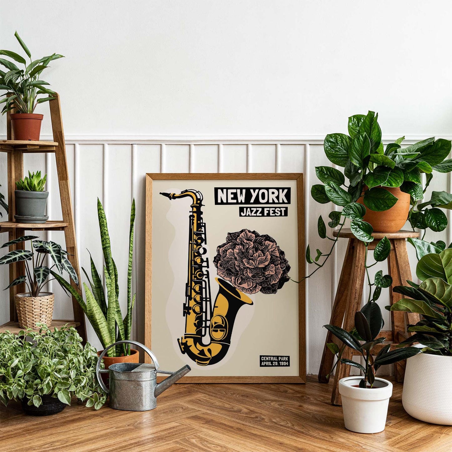 New York Jazz Fest – Bold Floral Print