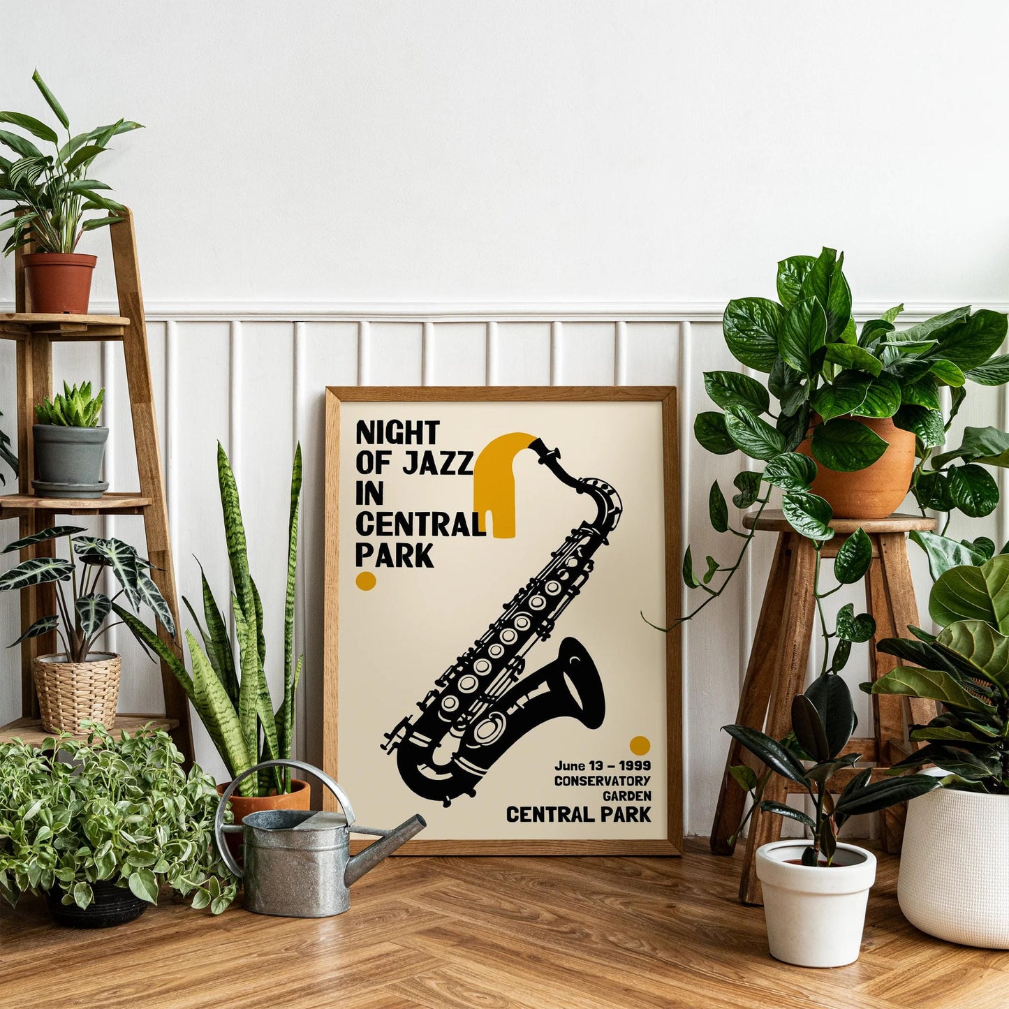 Night of Jazz in Central Park Poster