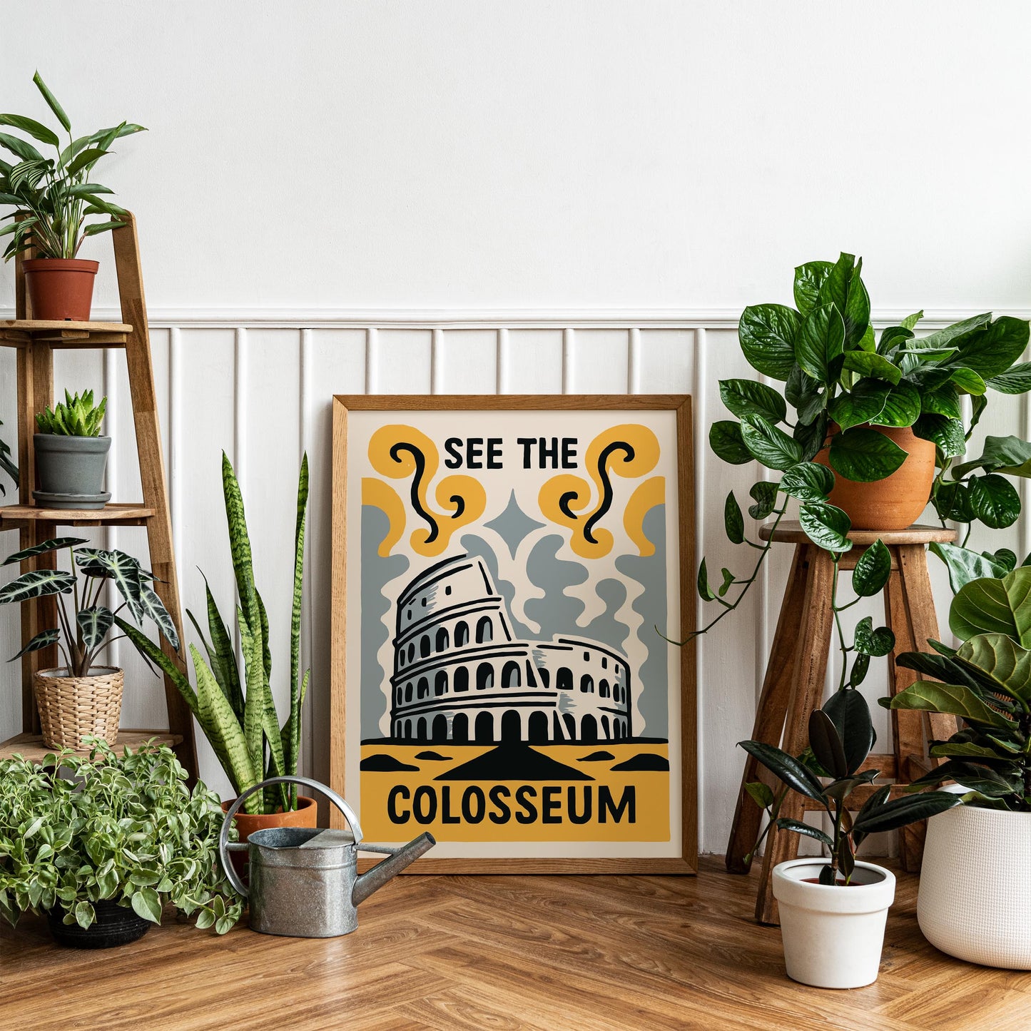 Colosseum Travel Poster Print