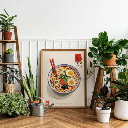 Classic Japanese Ramen Bowl Art Print