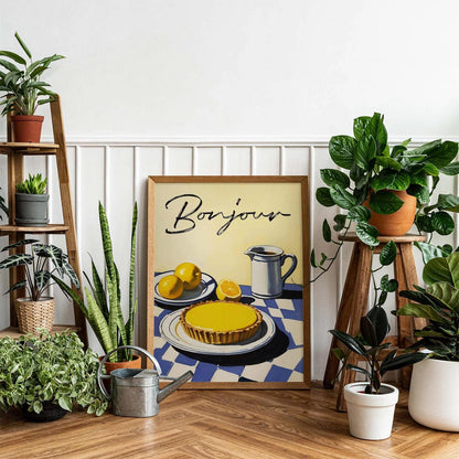 Bonjour Breakfast – Lemon Tart Print