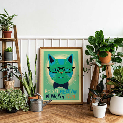 Retro Polish Cinema Art Poster